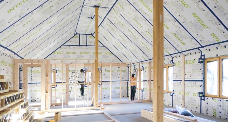 Frein vapeur ou Pare vapeur ?, Saint-Egrève, CONSTRUIRE AU NATUREL