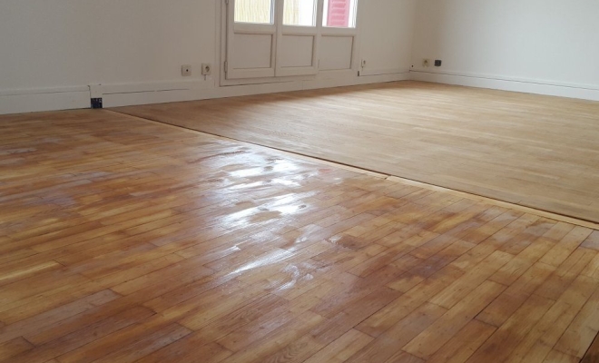 Retour client de l'utilisation de l'huile dure de soja sur un plancher, proche de Grenoble, Saint-Egrève, CONSTRUIRE AU NATUREL